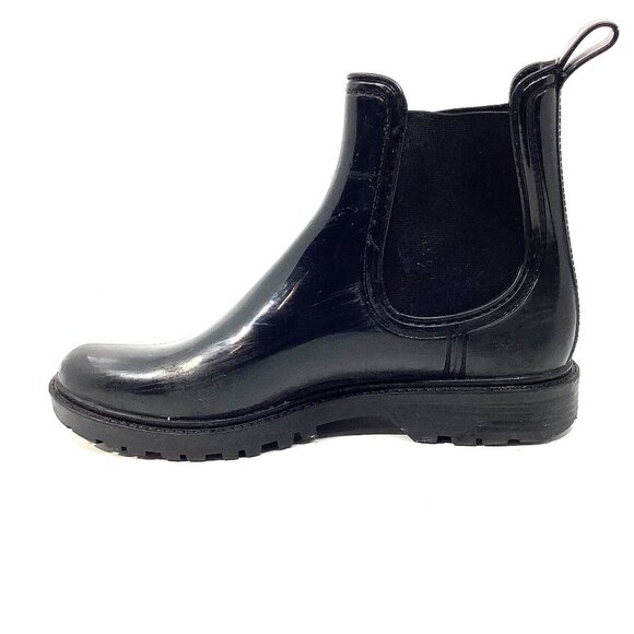 Aldo  Black Ankle Rain Boots - Picture 1 of 8